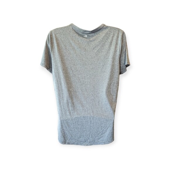 90 degree by Reflex Shirt Short Sleeve S Gray Black V Neck Women - Picture 2 of 6